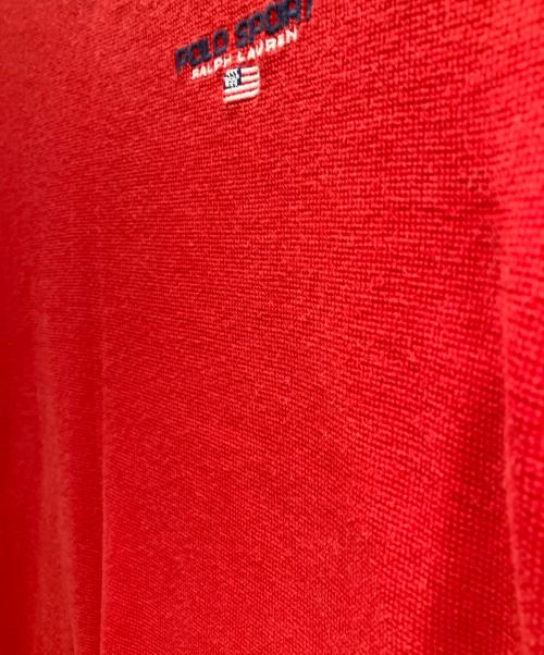 POLO SPORT（ポロスポーツ）POLO SPORT (ポロスポーツ) 半袖ニット レッド サイズ:Mの古着・服飾アイテム