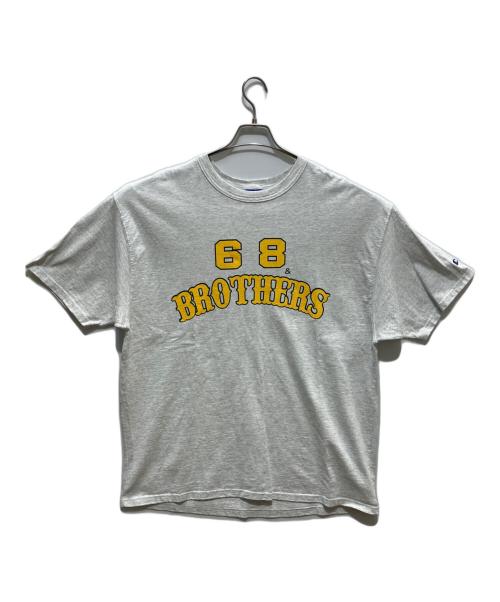68&BROTHERS（68&ブラザーズ）68&BROTHERS (68&ブラザーズ) Champion (チャンピオン) Tシャツ グレー サイズ:XLの古着・服飾アイテム