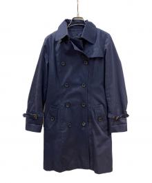 BLUE LABEL CRESTBRIDGE（ブルーレーベルクレストブリッジ）の古着「ライナー付トレンチコート」｜ネイビー