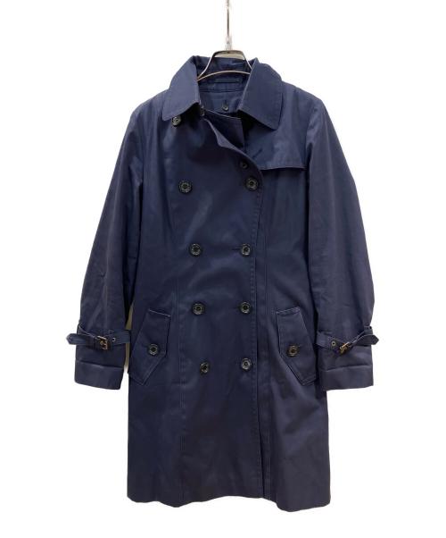 BLUE LABEL CRESTBRIDGE（ブルーレーベルクレストブリッジ）BLUE LABEL CRESTBRIDGE (ブルーレーベルクレストブリッジ) ライナー付トレンチコート ネイビー サイズ:40の古着・服飾アイテム