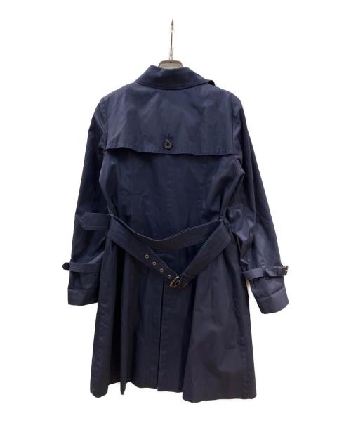 BLUE LABEL CRESTBRIDGE（ブルーレーベルクレストブリッジ）BLUE LABEL CRESTBRIDGE (ブルーレーベルクレストブリッジ) ライナー付トレンチコート ネイビー サイズ:40の古着・服飾アイテム