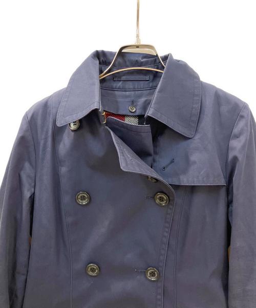 BLUE LABEL CRESTBRIDGE（ブルーレーベルクレストブリッジ）BLUE LABEL CRESTBRIDGE (ブルーレーベルクレストブリッジ) ライナー付トレンチコート ネイビー サイズ:40の古着・服飾アイテム