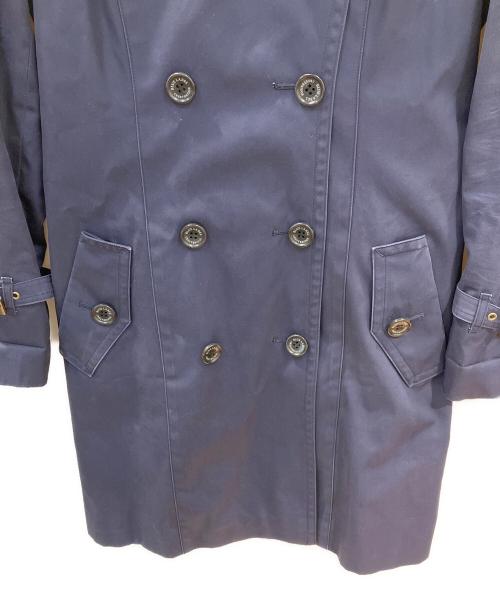 BLUE LABEL CRESTBRIDGE（ブルーレーベルクレストブリッジ）BLUE LABEL CRESTBRIDGE (ブルーレーベルクレストブリッジ) ライナー付トレンチコート ネイビー サイズ:40の古着・服飾アイテム