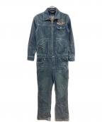 VANSONバンソン）の古着「デニムオールインワン つなぎ」｜インディゴ