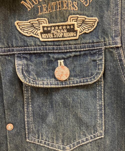 VANSON（バンソン）VANSON (バンソン) デニムオールインワン つなぎ インディゴ サイズ:Mの古着・服飾アイテム