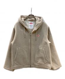 DANTON（ダントン）の古着「ZIP HOODED JACKET」｜ベージュ
