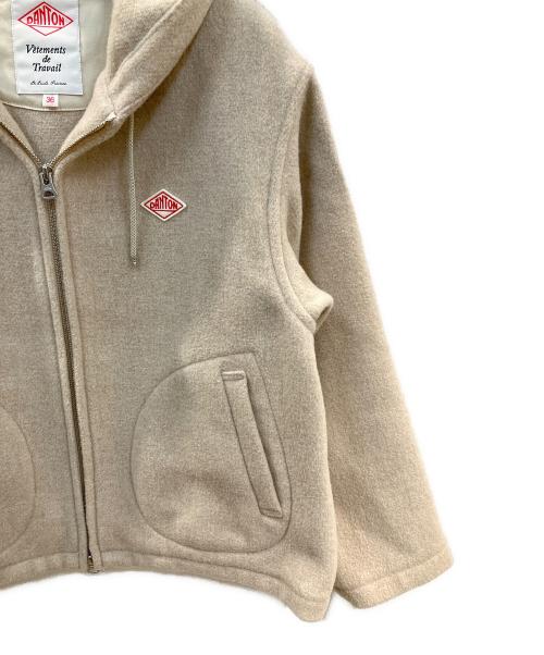DANTON（ダントン）DANTON (ダントン) ZIP HOODED JACKET ベージュ サイズ:36の古着・服飾アイテム