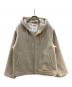DANTON（ダントン）の古着「ZIP HOODED JACKET」｜ベージュ