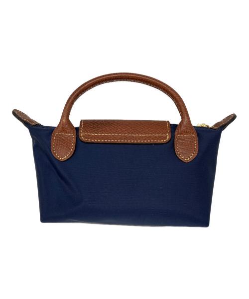 LONGCHAMP（ロンシャン）LONGCHAMP (ロンシャン) ル プリアージュ オリジナル ハンドル付きポーチ ネイビーの古着・服飾アイテム