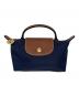 LONGCHAMP（ロンシャン）の古着「ル プリアージュ オリジナル ハンドル付きポーチ」｜ネイビー