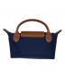 LONGCHAMP (ロンシャン) ル プリアージュ オリジナル ハンドル付きポーチ ネイビー：5000円