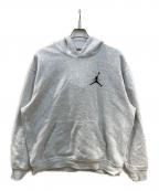 JORDANジョーダン）の古着「ジャンプマン フリース プルオーバー L/S フーディ」｜グレー