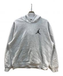 JORDAN（ジョーダン）の古着「ジャンプマン フリース プルオーバー L/S フーディ」｜グレー