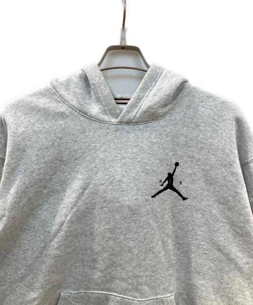 JORDAN（ジョーダン）JORDAN (ジョーダン) ジャンプマン フリース プルオーバー L/S フーディ グレー サイズ:Ⅼの古着・服飾アイテム