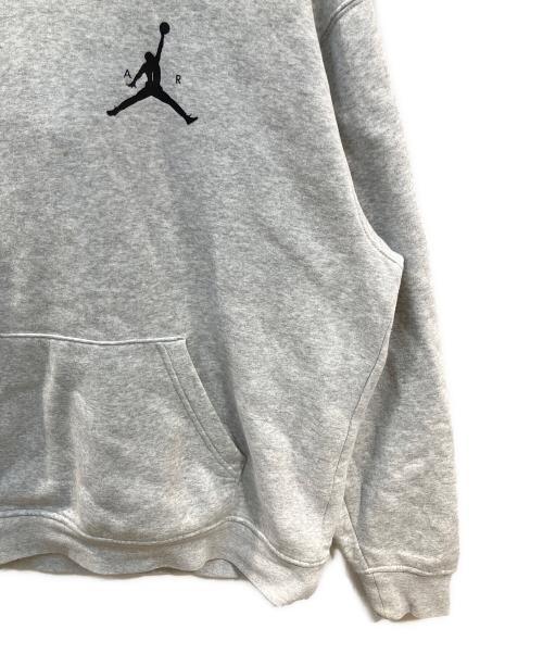 JORDAN（ジョーダン）JORDAN (ジョーダン) ジャンプマン フリース プルオーバー L/S フーディ グレー サイズ:Ⅼの古着・服飾アイテム
