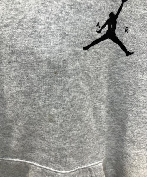 JORDAN（ジョーダン）JORDAN (ジョーダン) ジャンプマン フリース プルオーバー L/S フーディ グレー サイズ:Ⅼの古着・服飾アイテム
