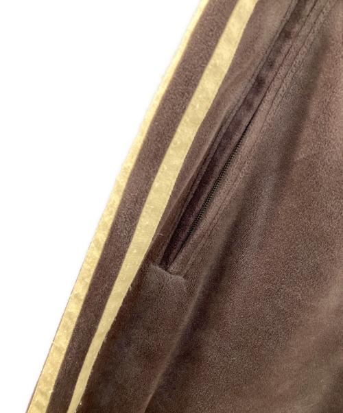 adidas（アディダス）adidas (アディダス) FIREBIRD VELOUR TRACK PANTS ブラウン サイズ:XLの古着・服飾アイテム