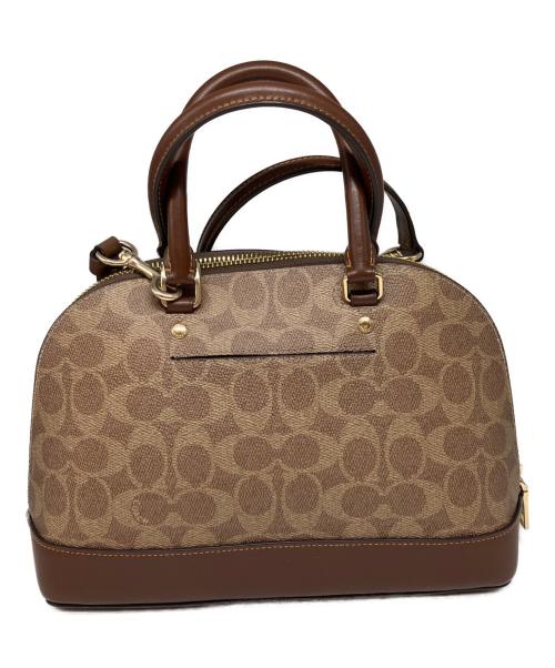 COACH（コーチ）COACH (コーチ) ショルダー 2WAY シグネチャー ブラウンの古着・服飾アイテム