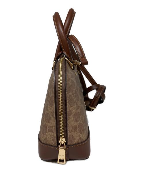 COACH（コーチ）COACH (コーチ) ショルダー 2WAY シグネチャー ブラウンの古着・服飾アイテム