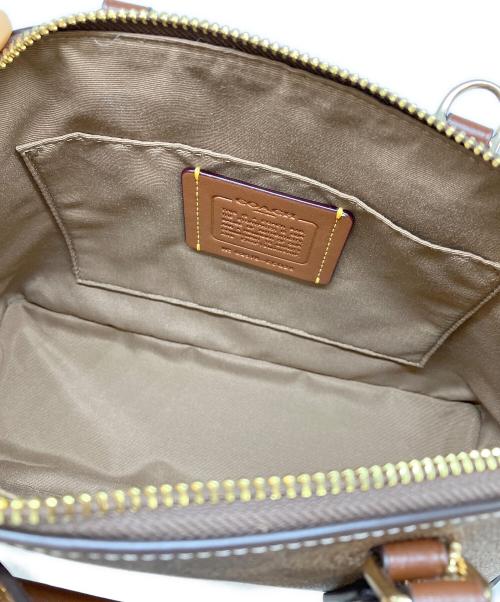 COACH（コーチ）COACH (コーチ) ショルダー 2WAY シグネチャー ブラウンの古着・服飾アイテム