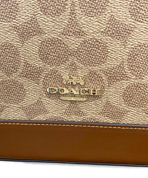 COACH（コーチ）COACH (コーチ) ショルダー 2WAY シグネチャー ブラウンの古着・服飾アイテム