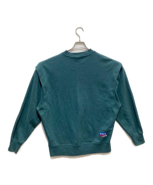 PUMA（プーマ）PUMA (プーマ) ADER error (アーダーエラー) クルーネックスウェット グリーン サイズ:Mの古着・服飾アイテム