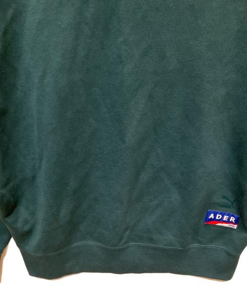 PUMA（プーマ）PUMA (プーマ) ADER error (アーダーエラー) クルーネックスウェット グリーン サイズ:Mの古着・服飾アイテム