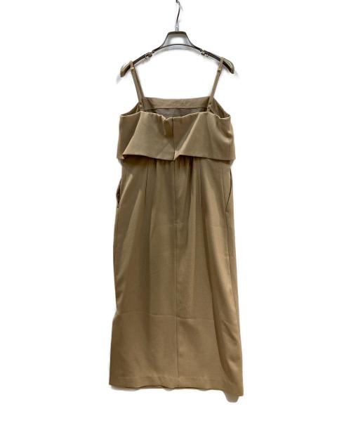 JUSGLITTY（ジャスグリッティー）JUSGLITTY (ジャスグリッティー) NEWレイヤードキャミワンピース ベージュ サイズ:1の古着・服飾アイテム