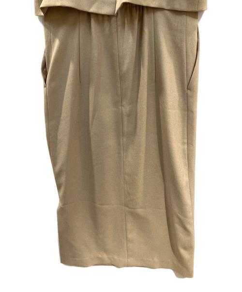 JUSGLITTY（ジャスグリッティー）JUSGLITTY (ジャスグリッティー) NEWレイヤードキャミワンピース ベージュ サイズ:1の古着・服飾アイテム