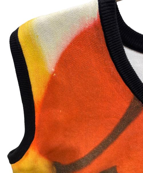 X-LARGE（エクストララージ）X-LARGE (エクストララージ) ベスト ブラック×オレンジ サイズ:Mの古着・服飾アイテム