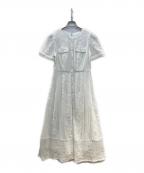 HER LIP TOハーリップトゥ）の古着「Le Royal Monceau Lake Dress」｜ホワイト