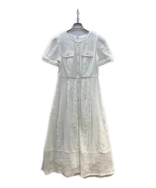 HER LIP TO（ハーリップトゥ）Her lip to (ハーリップトゥ) Le Royal Monceau Lake Dress ホワイト サイズ:Sの古着・服飾アイテム