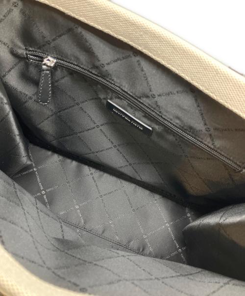 MICHAEL KORS（マイケルコース）MICHAEL KORS (マイケルコース) 2WAYキャンバストート ベージュの古着・服飾アイテム