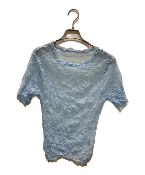 MAISON SPECIAL（メゾンスペシャル）MAISON SPECIAL (メゾンスペシャル) Washer Layered Tops スカイブルー サイズ:FREEの古着・服飾アイテム
