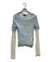 MAISON SPECIAL（メゾンスペシャル）の古着「Washer Layered Tops」｜スカイブルー