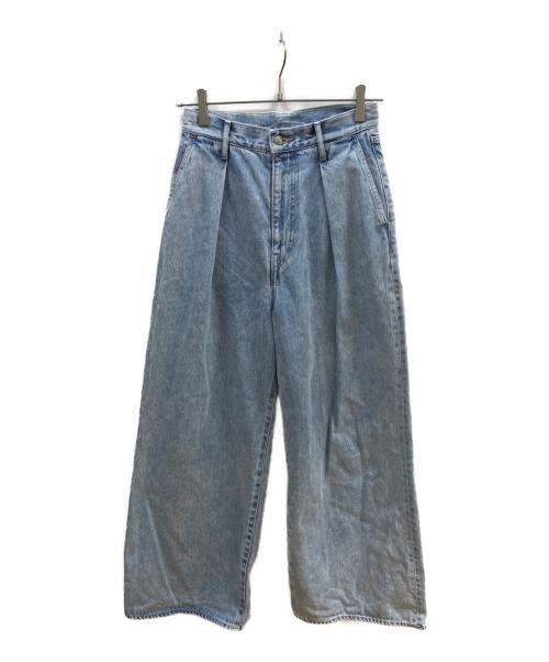 Graphpaper（グラフペーパー）Graphpaper (グラフペーパー) ARKnets別注 Selvage Denim Two Tuck Wide Pants インディゴ サイズ:不明の古着・服飾アイテム