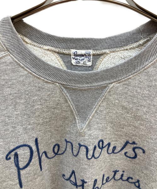 Pherrow's（フェローズ）Pherrow's (フェローズ) 両Vスウェット グレー サイズ:40の古着・服飾アイテム