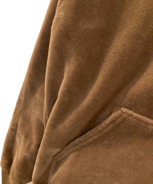 CarHartt（カーハート）CarHartt (カーハート) 80's-90's 三角タグベロアジップパーカー ブラウン サイズ:Mの古着・服飾アイテム