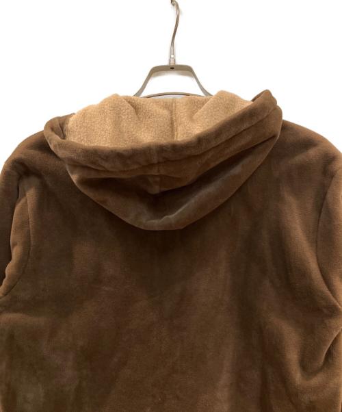 CarHartt（カーハート）CarHartt (カーハート) 80's-90's 三角タグベロアジップパーカー ブラウン サイズ:Mの古着・服飾アイテム