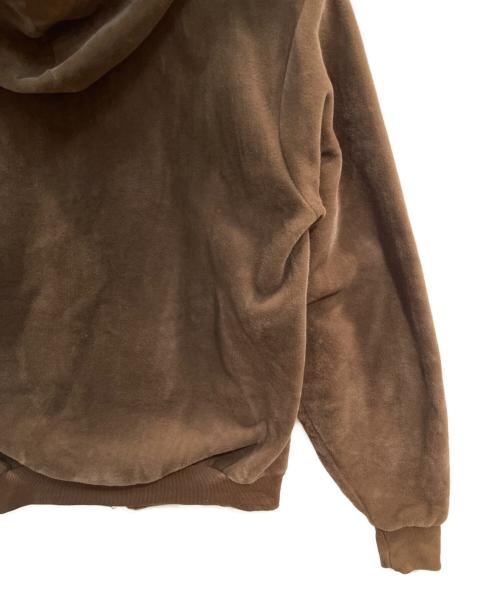 CarHartt（カーハート）CarHartt (カーハート) 80's-90's 三角タグベロアジップパーカー ブラウン サイズ:Mの古着・服飾アイテム