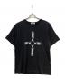 GIVENCHY（ジバンシィ）の古着「キーリングプリントスタッズTシャツ」｜ブラック