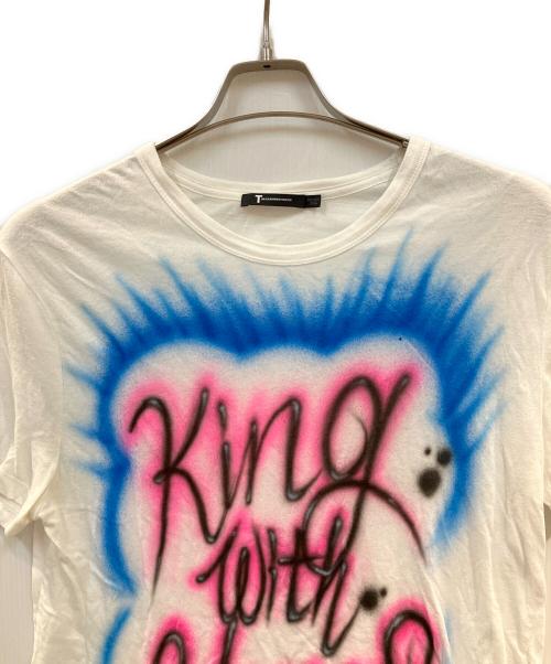 ALEXANDER WANG（アレキサンダー・ワン）ALEXANDER WANG (アレキサンダー・ワン) プリントTシャツ ホワイト サイズ:XSの古着・服飾アイテム
