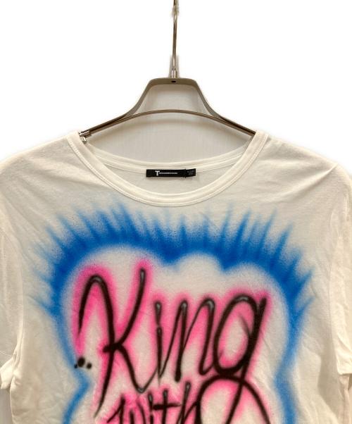 ALEXANDER WANG（アレキサンダー・ワン）ALEXANDER WANG (アレキサンダー・ワン) プリントTシャツ ホワイト サイズ:XSの古着・服飾アイテム