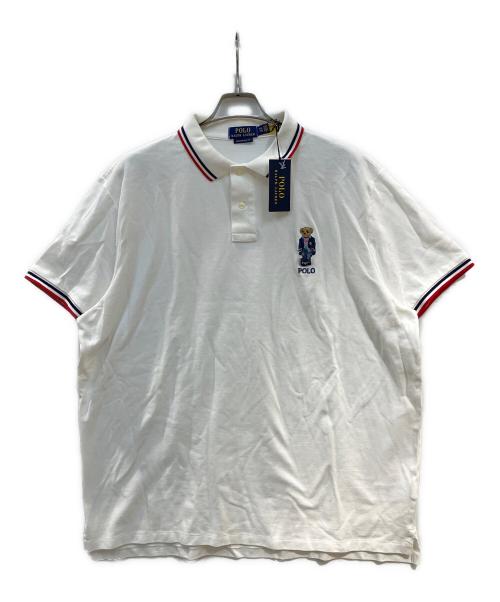 POLO RALPH LAUREN（ポロ・ラルフローレン）POLO RALPH LAUREN (ポロ・ラルフローレン) ポロシャツ ホワイト サイズ:XXLの古着・服飾アイテム