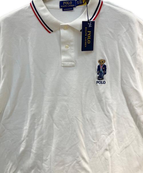 POLO RALPH LAUREN（ポロ・ラルフローレン）POLO RALPH LAUREN (ポロ・ラルフローレン) ポロシャツ ホワイト サイズ:XXLの古着・服飾アイテム
