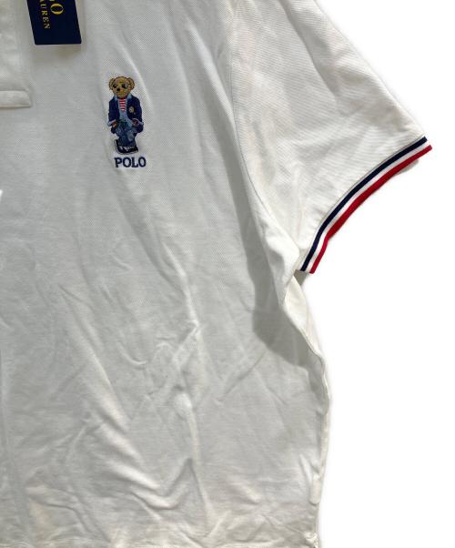 POLO RALPH LAUREN（ポロ・ラルフローレン）POLO RALPH LAUREN (ポロ・ラルフローレン) ポロシャツ ホワイト サイズ:XXLの古着・服飾アイテム
