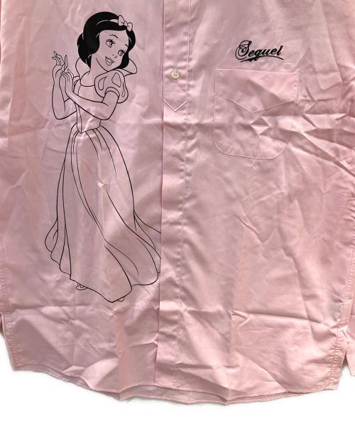 SEQUEL（シークエル）SEQUEL (シークエル) 24AW WEEKEND シャツ 白雪姫 ピンク サイズ:XL 未使用品の古着・服飾アイテム
