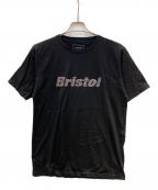 F.C.R.B.エフシーレアルブリストル）の古着「ラインストーンTシャツ」｜ブラック
