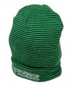 SUPREMEシュプリーム）の古着「small stripe beanie ニット帽」｜グリーン