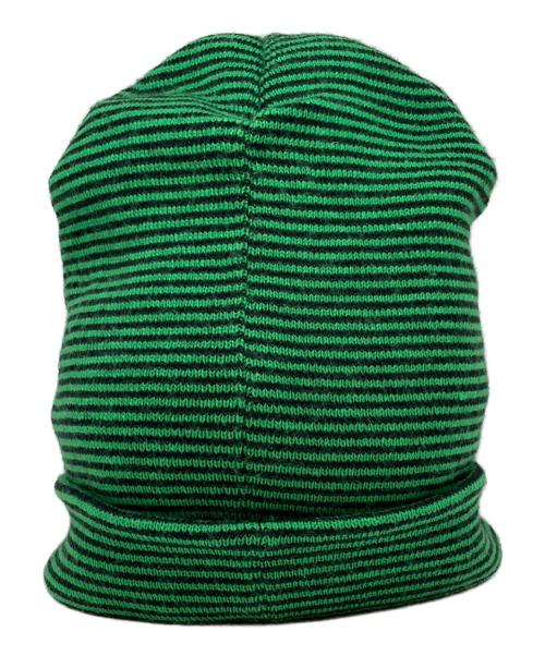 SUPREME（シュプリーム）SUPREME (シュプリーム) small stripe beanie ニット帽 グリーンの古着・服飾アイテム